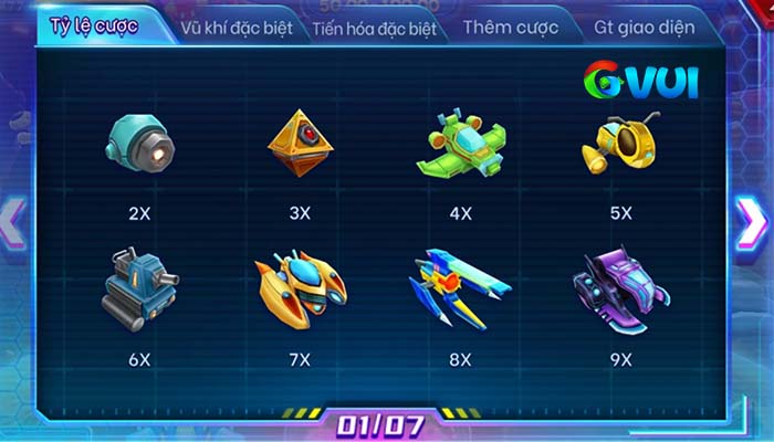 Các mục tiêu cần tiêu diệt trong Bắn Cá Vũ Trụ Các mục tiêu cần tiêu diệt trong Bắn Cá Vũ Trụ