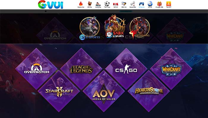 Esports GVUI quy tụ nhiều bộ môn thể thao điện tử hấp dẫn Esports GVUI quy tụ nhiều bộ môn thể thao điện tử hấp dẫn