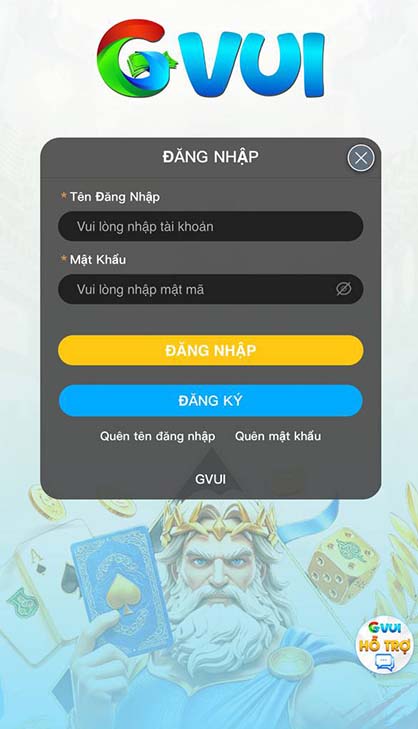 Điền tài khoản và mật khẩu để đăng nhập vào hệ thống Điền tài khoản và mật khẩu để đăng nhập vào hệ thống