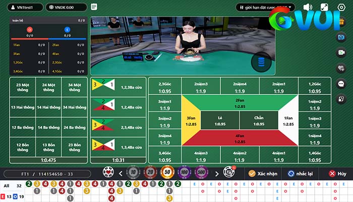 Fantan Online tại Casino GVUI có nhiều cửa đặt cược hấp dẫn Fantan Online tại Casino GVUI có nhiều cửa đặt cược hấp dẫn