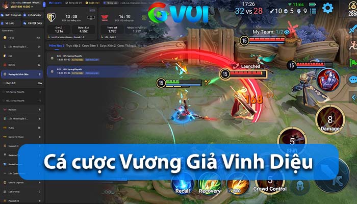 Luật chơi cá cược Vương Giả Vinh Diệu tại Esports GVUI Luật chơi cá cược Vương Giả Vinh Diệu tại Esports GVUI